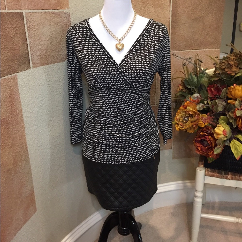 Ann Taylor V-Neck Pullover Blouse